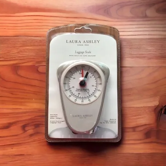 Laura Ashley Bags Luggage Scale Laura Ashley Built Intape Measure Travel Suitcase Accessories Poshmark